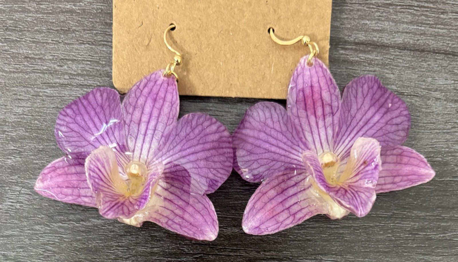 Real Orchid Earrings — Real Orchid Earrings